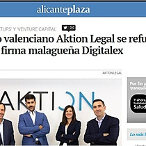 El despacho valenciano Aktion Legal se refuerza e integra a la firma malaguea Digitalex